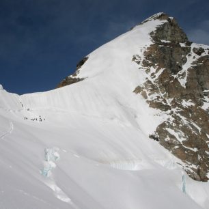 Vrcholové partie na Jungfrau