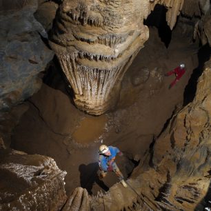 Jeskyně Řečiště - nejvyšší krápník v ČR