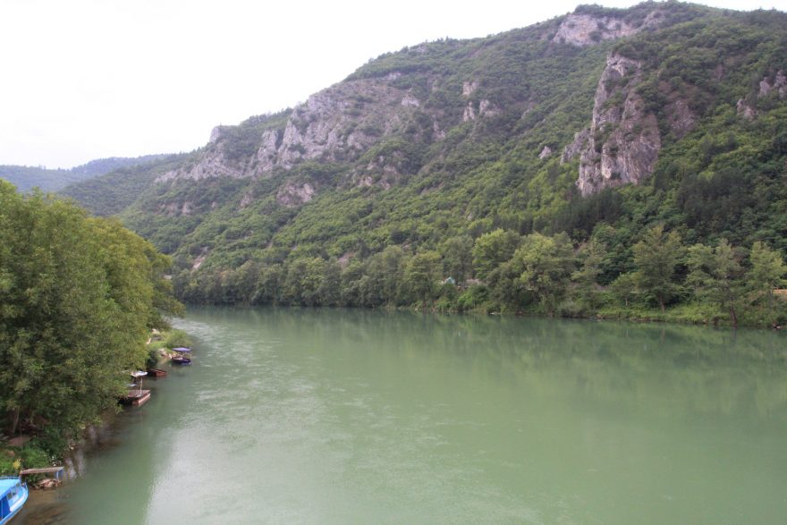 Řeka Drina ve Visegradu, foto: Josef Franc