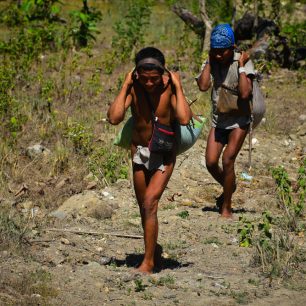 domorodé kmeny v parku
