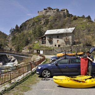 Chateau Queyras ve Francii