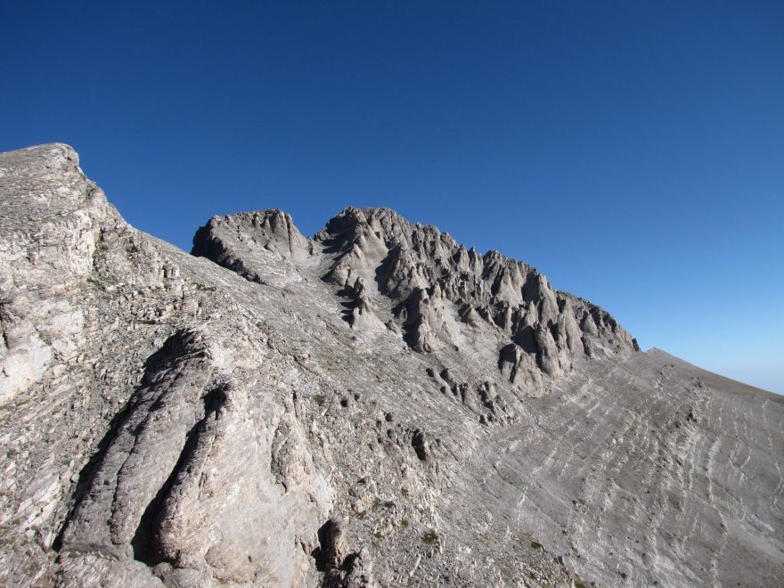 Nejvyšší hora slavného pohoří - Mytikas