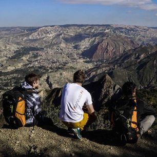 Aklimatizace na vrcholcích kolem La Paz, Bolívie