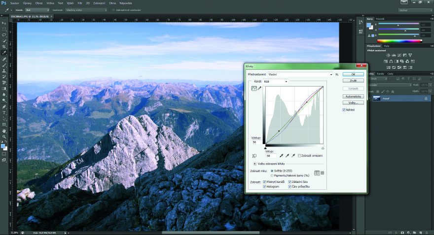 Úpravy ve Photoshopu