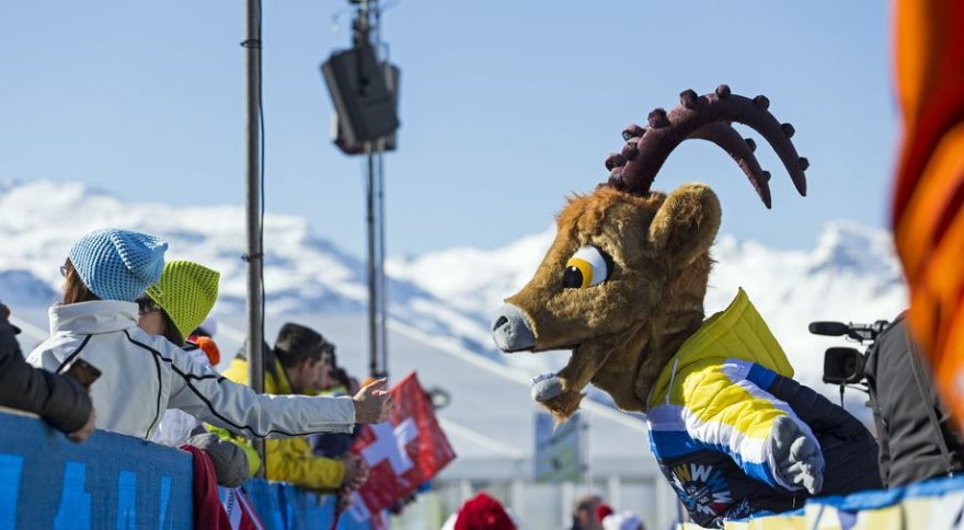 Maskot závodů, St. Moritz, Švýcarsko
