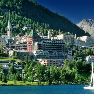 Středisko St. Moritz v léte, St. Moritz, Švýcarsko