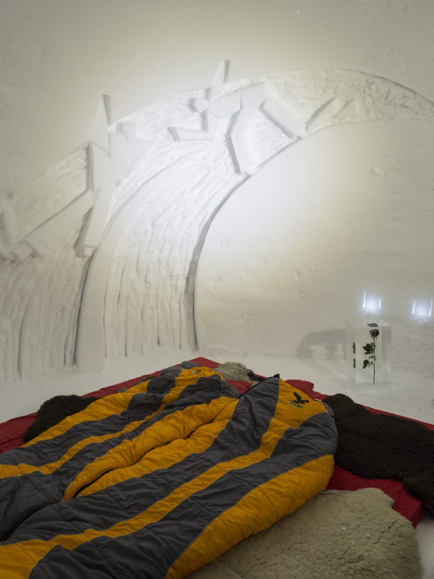 V každém pokoji najdete jinou ledovou výzdobu, Davos, Švýcarsko