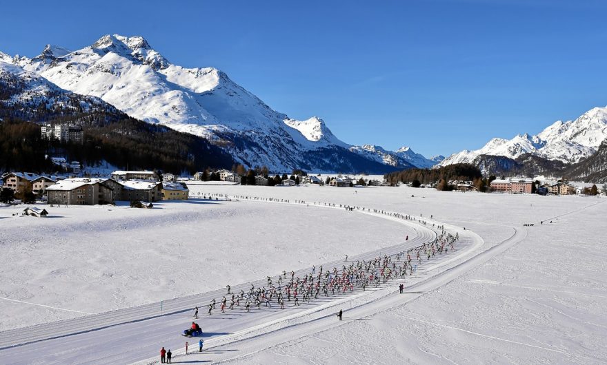 Pohádkové prostředí pro běžkařský závod