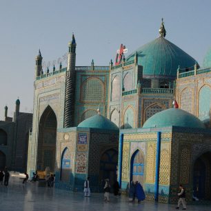 Modrá mešita, Mazar, Afghánistán