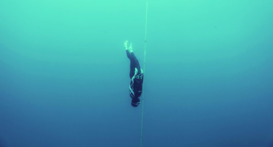 S Michalem Rišianem se natáčelo při freedivingu v Chorvatsku.