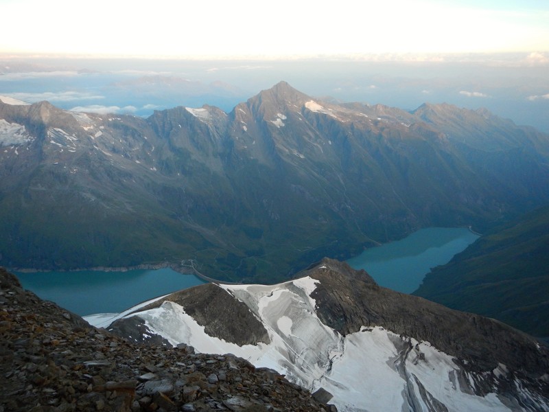 pohled na obě přehrady