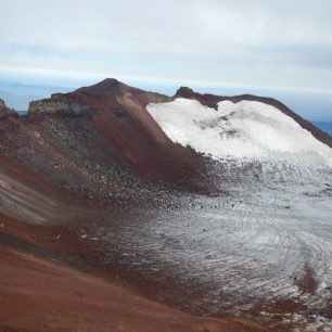vrcholový kráter Lonquimay