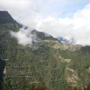 výhled na Machu Picchu