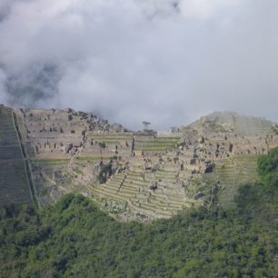 výhled na Machu Picchu