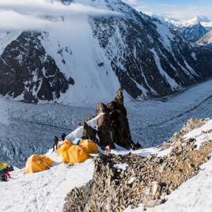 První výškový tábor při cestě na K2