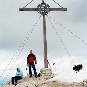 Na vrcholu Durrensteinu (2839 m)