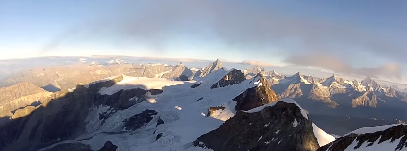 Výhled z Monte Castore