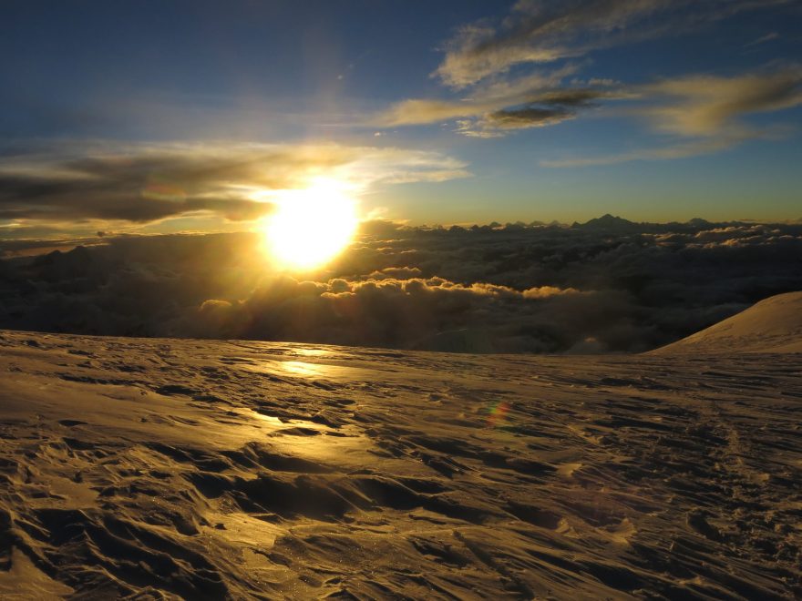 Západ slunce nad C2