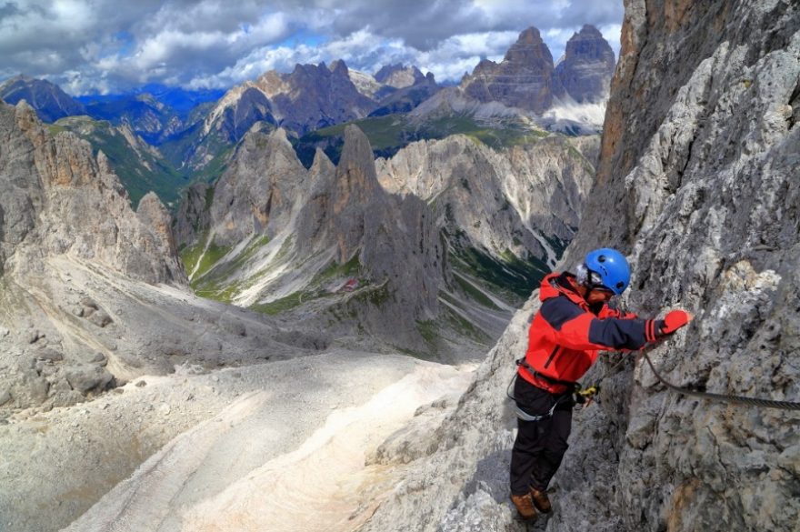 Zajištěné cesty v horách severní Itálie patří k tomu nejlepšímu, co může vyznavač VHT zažít