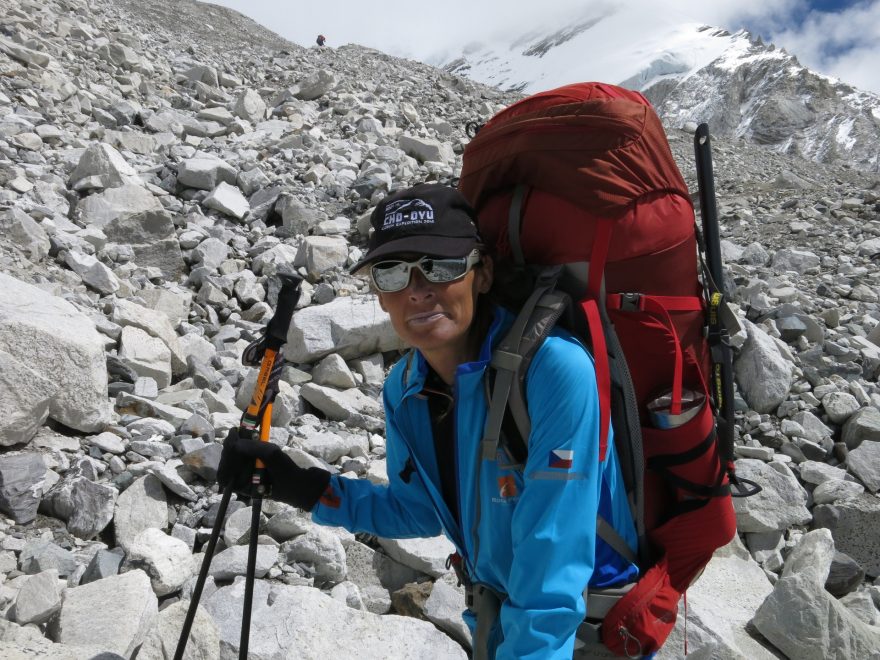 Expedice se zúčastnila i přítelkyně Honzy Trávníčka Miri Jirková.