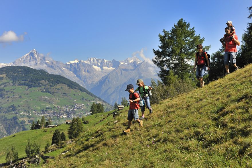 Outdoorové vyžití čeká u Matterhornu na každého, Foto Christian Perret