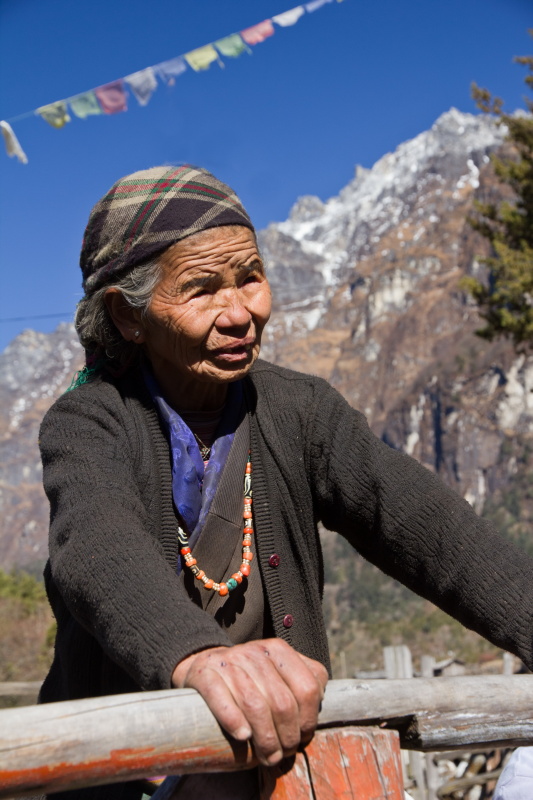 Nepálská žena