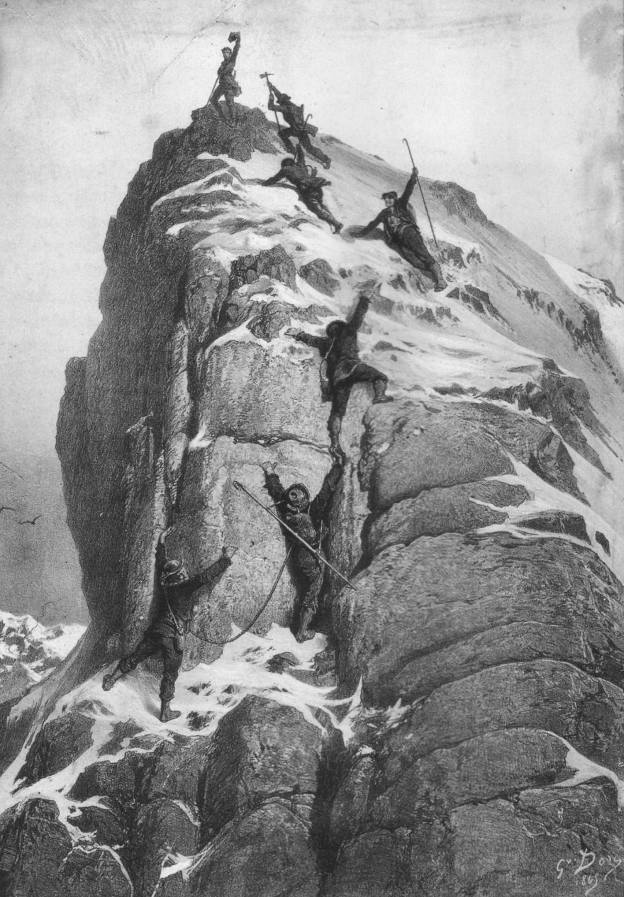 Tragédie prvovýstupu, Matterhorn, Švýcarsko