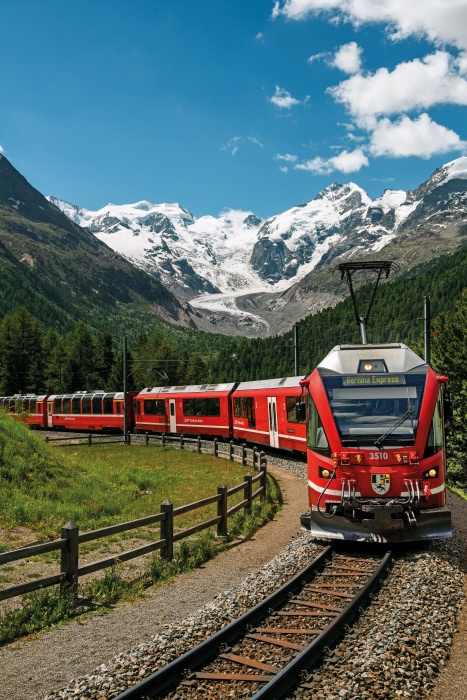 Bernina Express, Švýcarsko