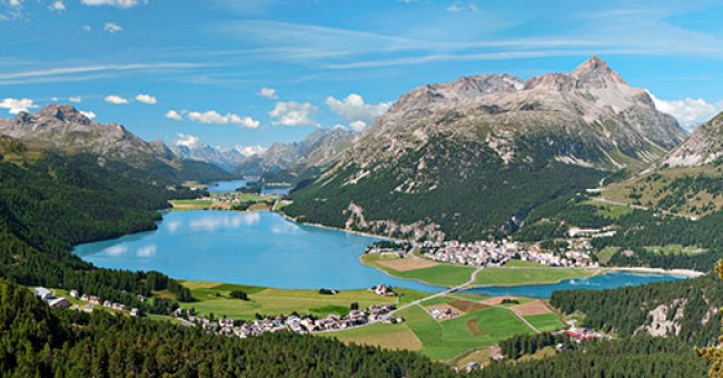 Jezero Sv. Mořic, Švýcarsko