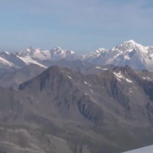 Výhledy na Grand Combin - čtyřtisícovku Walliských Alp