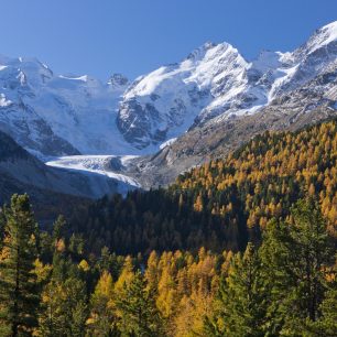 Pohled na Morteratsch od Sv. Mořice