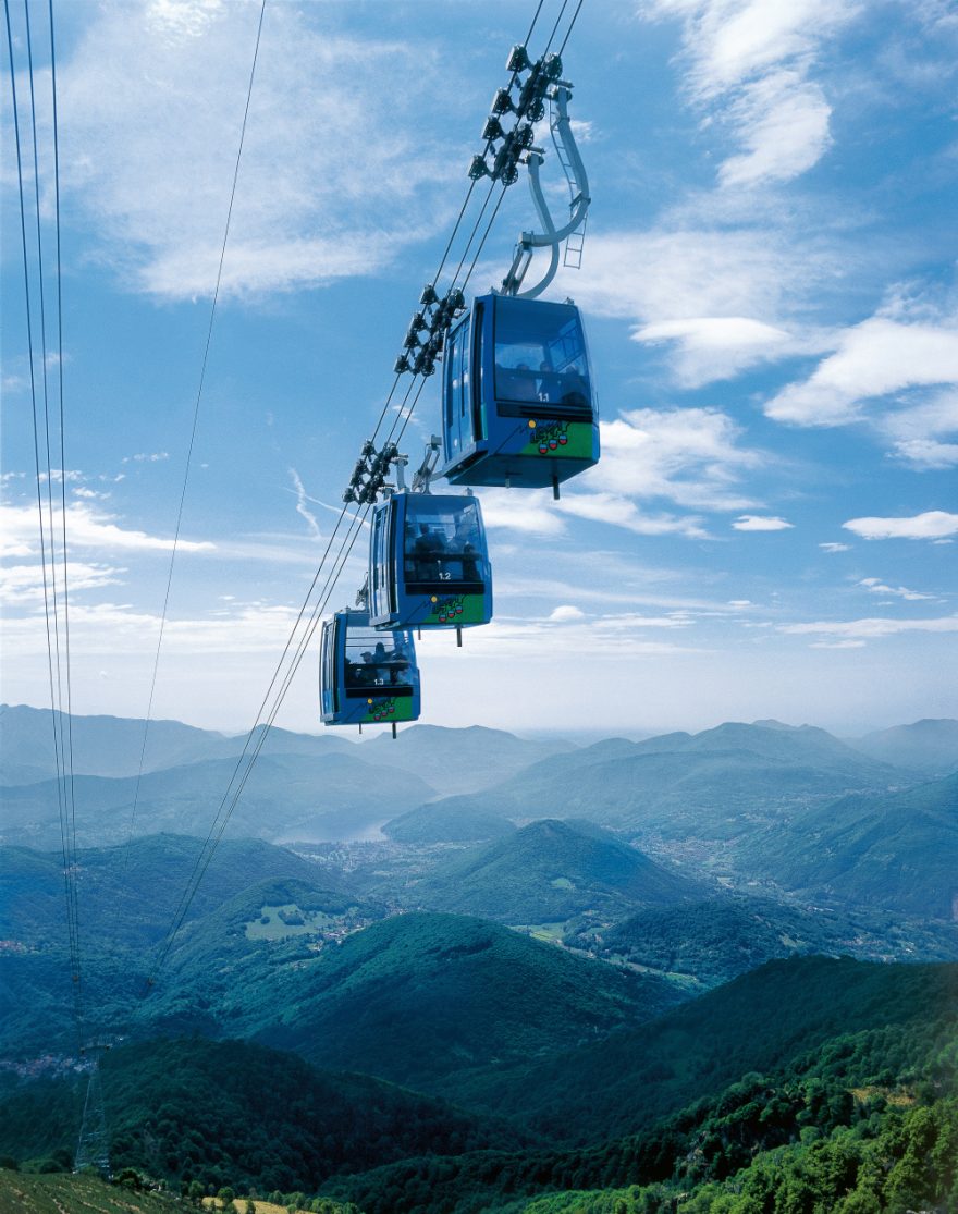 Lanovka na vrchol Monte Lema