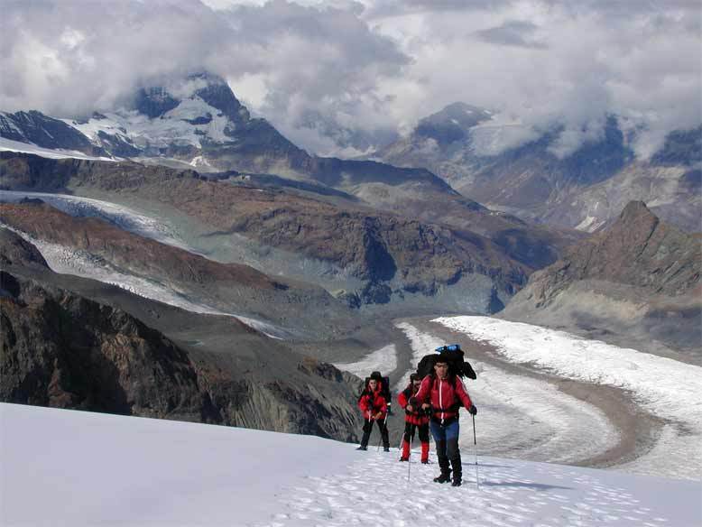 Matterhorn v mracích