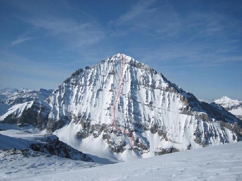 Východní stěna Balmhornu