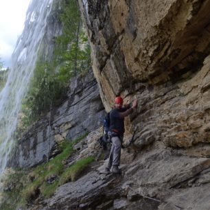 Kontakt s vodopádem, foto Honza Bartoněk