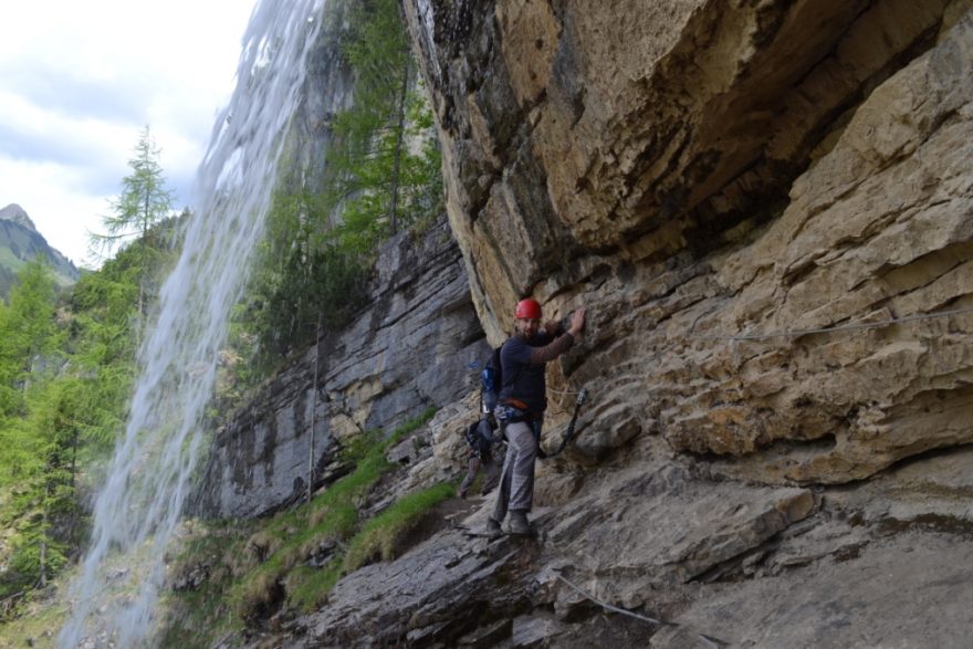 Kontakt s vodopádem, foto Honza Bartoněk