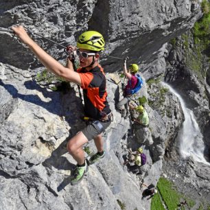 Via Ferrata de la Cascade, foto Honza Bartoněk