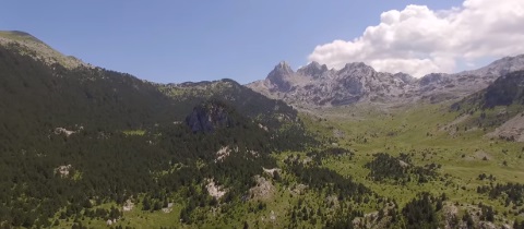 Přechod pohoří Prenj v Bosně a Hercegovině