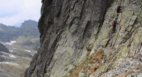 Bez řetězů by se jednalo o čistokrovné lezení