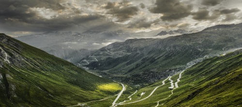 Trek Oberalp pass - Furka pass ve Švýcarsku k pramenům čtyř řek