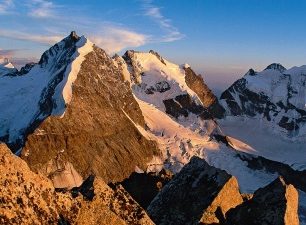 Výstup na vrchol Piz Trovat ve Švýcarsku