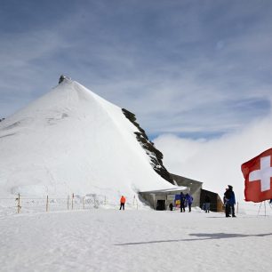 Nejlepší výhledy nabízí observatoř Sphinx v sedle Jungfraujoch.