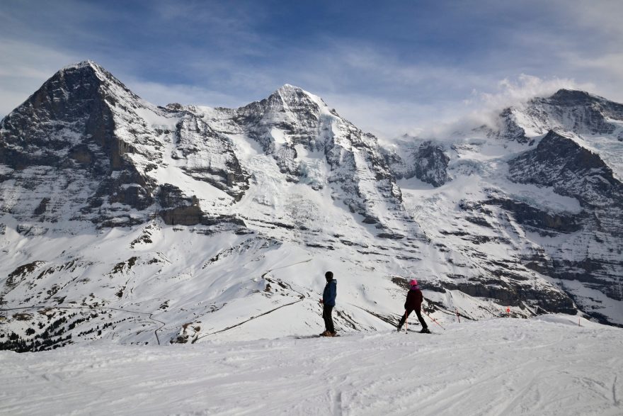 Lyžovačka ve stínu bernských velikánů, Jungfrau Ski Regioin, Švýcarsko.