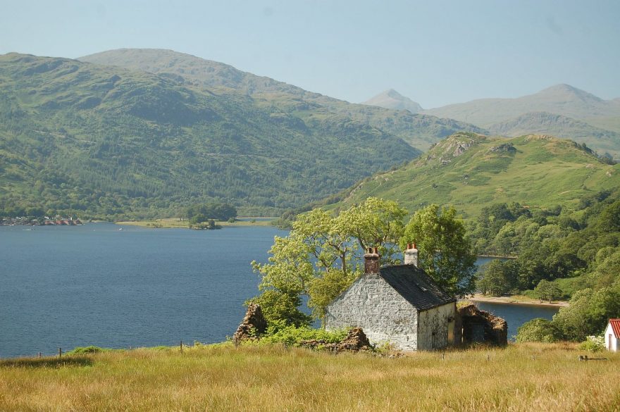 Loch Lomond, severní okraj jezera