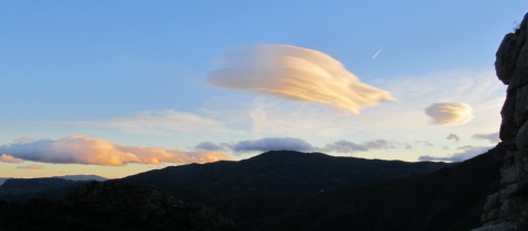 Výstup k observatoři Calar Alto v Andalusii