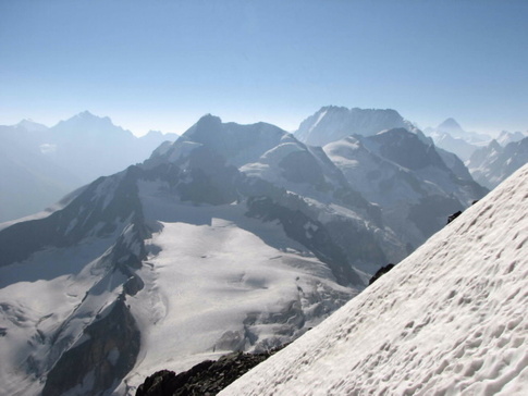 Svah nad prvním kuloárem