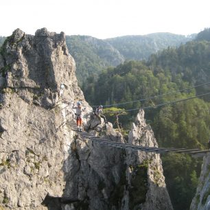 Ikonická pasáž celé ferraty, foto: Pavel Tomášek 