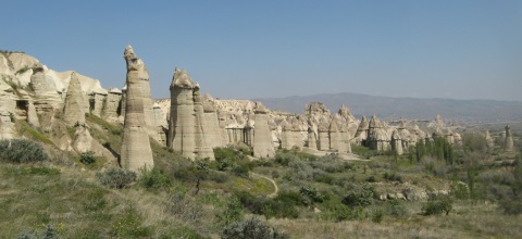 Túra v turecké Kapadocií, městě skalních věží