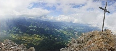 Výstup na Piza da les Diesc v Dolomitech