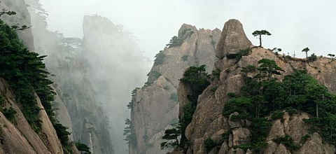 Trekováni ve Žlutých horách Číny